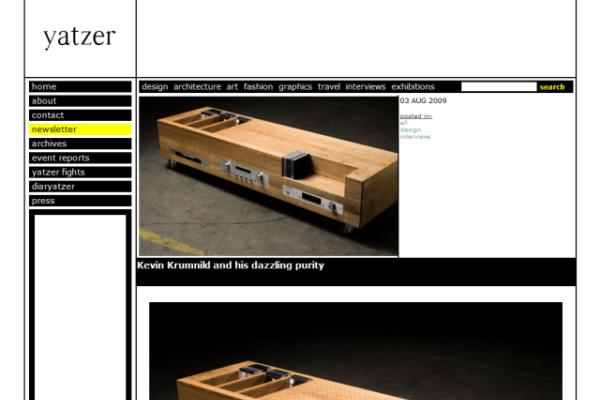 Kevin Krumnikl and his dazzling purity | yatzer | Design Architecture Art Fashion +more